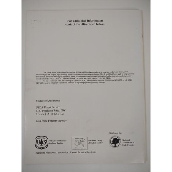 Vtg Smoky Bear Coloring Book Forest Service Mark Trail Prescribed Fire Safety - Picture 4 of 4